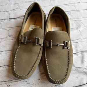 Nordstrom Taupe Driving Loafers Mens Shoes Taupe 9.5 Old Money Quiet Luxury
